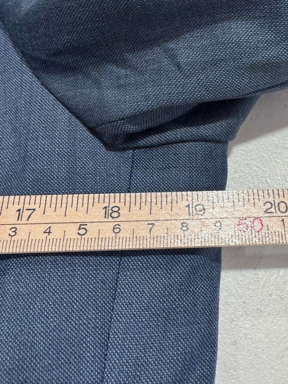 J.Crew Men Thompson Suit Blue Wool Suit Jacket 40L Trouser 33x32